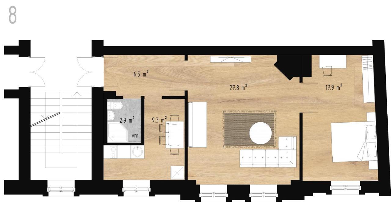 리가 Ancient Storie'S Ap 65Sqm Renovated Free Parking 아파트 외부 사진
